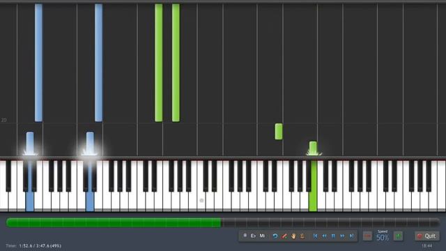 Mass Effect 3 - Leaving Earth - Piano Tutorial (50%) Synthesia + Sheet Music & MIDI смотреть онлайн