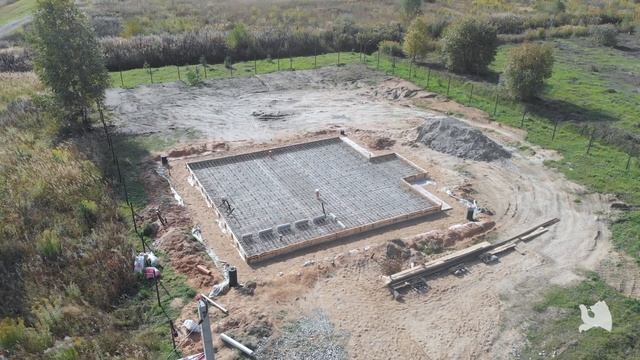 Фундамент для дома из газобетона в КП Васильковые Поля Ярославль смотреть онлайн