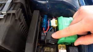 Mitsubishi Lancer 9 Установка ДХО light, дальний в пол накала.
