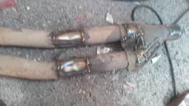 Газ 3102. Змз 402. Сварка прогоревших штанов смотреть онлайн