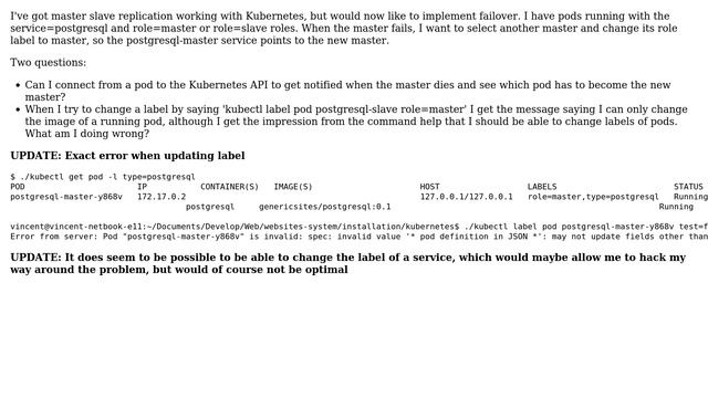 DevOps & SysAdmins: PostgreSQL failover with Kubernetes смотреть онлайн