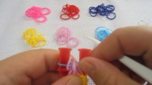 Браслет на РОГАТКЕ из резинок (крылья бабочки)