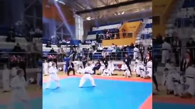 Смирнов Данила (красный пояс). Кубок Мира по КАРАТЭ WKC. ФУДОКАН КАРАТЭ. 1-3. 12.2017. город Минск