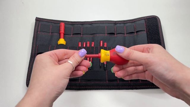 Набор изолированных инструментов Wiha SlimVario VDE 41233 смотреть онлайн