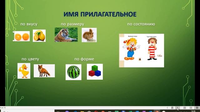 2 класс повтор имя прилагательное смотреть онлайн