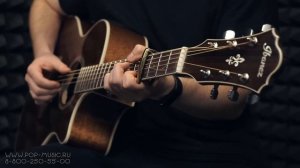 Дорогая и красивая гитара с подключением IBANEZ AE245