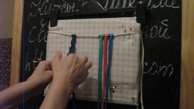 Основные узлы в макраме. Цепочка "змейка".AVI