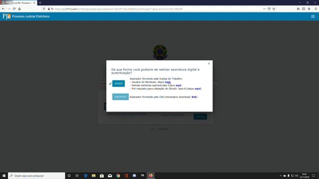 Configurando o PJE e Certificado Digital pela primeira vez. смотреть онлайн