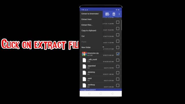 How to unzip/extract zip file in android || zip file extract with Rar || ali edit смотреть онлайн