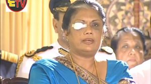 President Chandrika Bandaranaike Kumaratunga speech after bomb attack