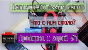 Диагностика и начало заряда аккумулятора TAB POLAR S 60Ah 550CCA (EN)