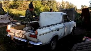 сделали из москвича пикап