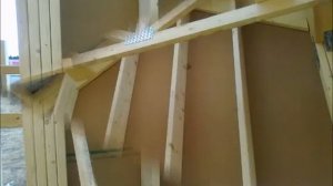 Дом из клееного бруса! ч  2 Сборка дома, монтаж кровли, инжинерные системы