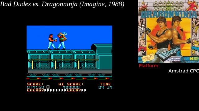 [Amstrad] Bad Dudes vs. Dragonninja all clear