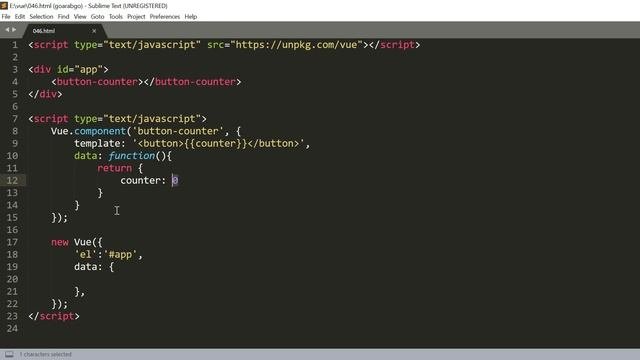 054 - VueJs بالعربية Create Button-counter Component