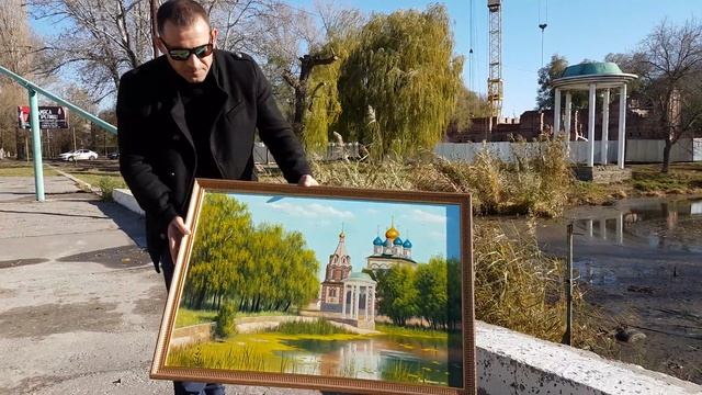 Будущее, Храм приображение Христова г. Энгельс, картина холст, масло. (с) Гия Купрашвили.