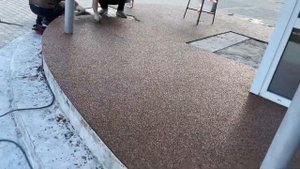 Технология укладки Каменного ковра на крыльцо и цоколь stonecarpet