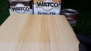 Watco Danish+Tung+Bucher oil_ обзор внешнего вида покрытия