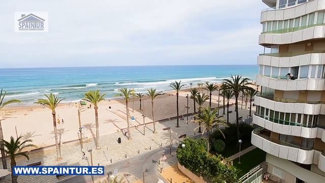 Апартаменты на 1 линии моря в San Juan Alicante, Испания, 2 комнаты, 2 санузла, терраса, пляж 50 м. смотреть онлайн