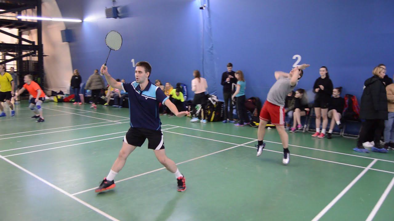 Турнир по бадминтону имени Григоренко 2021-01-31, нарезка игровых моментов. смотреть онлайн