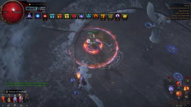 3.19 Cold Reap Inquisitor defeat Veritania Path of Exile Kalandra League смотреть онлайн