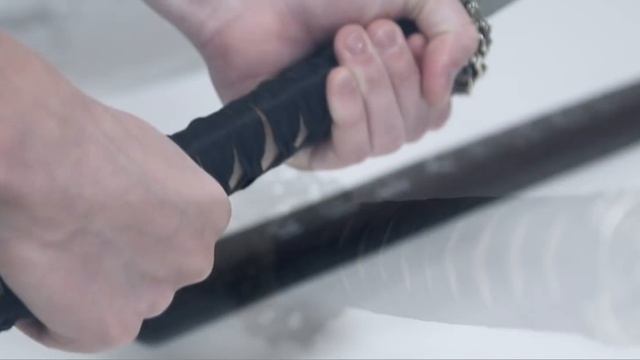 "Катана" из дамасской стали