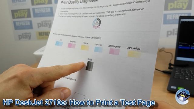 HP DeskJet 2710e: How to Print a Quality Test Page/Report смотреть онлайн