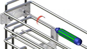 Монтаж Бутылочницы 150 Starax на Tandem направляющих полного выдвижения (S-2413-2478)