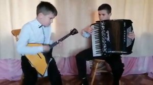 Баев Евг. На ранчо, (балалайка-аккордеон)