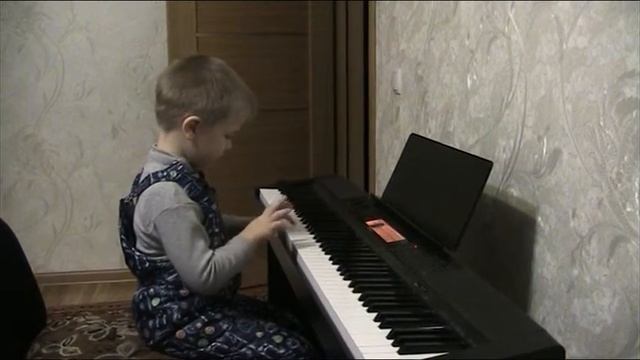 уроки для начинающих пианистов "На катке" двумя руками смотреть онлайн