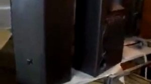 концертные колонки в гараже