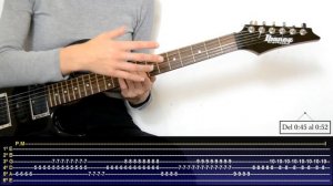 Forest - System of a Down (Tutorial de guitarra) / How to play