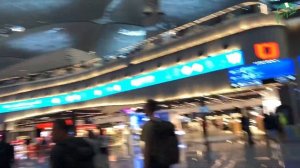 This is DEPARTURES at Istanbul New Airport