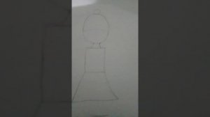 Как нарисовать легко милую девочку.