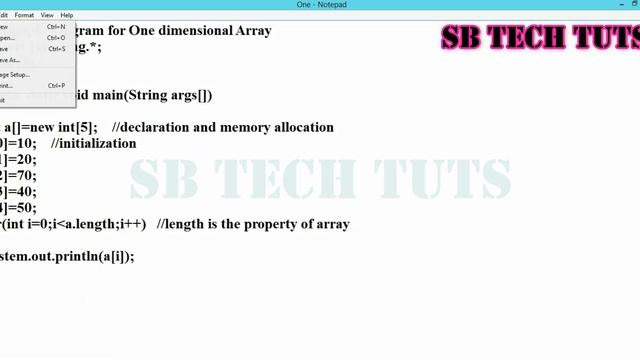 One Dimensional Array in Java (Practical Explanation) | Arrays in Java | Java Programming | Telugu