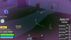 This portal combo is SO GOOD... | Blox Fruits | Portal and Sharkman Karate combo