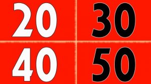 Les chiffres et les nombres de 20 à 50 - alain le lait (French numbers)