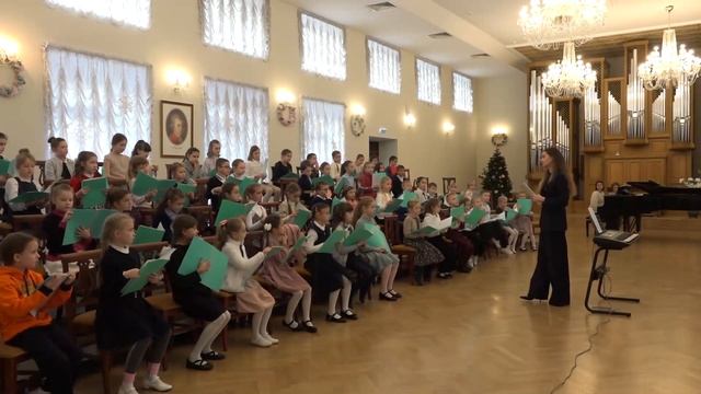 Мастер-класс И. А. Волосовцевой. Хор "Жаворонок" ДМШИ "Весна" им.  А. С. Пономарёва.