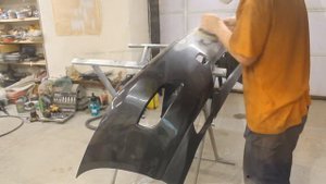 Облез лак на бампере