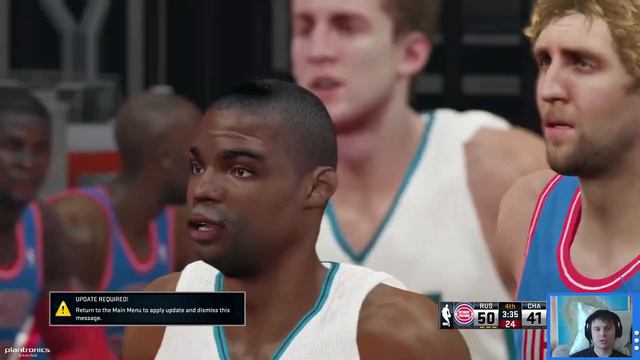 NBA 2K15 MY TEAM #44 СтарПерцы Domination vs Hornets смотреть онлайн
