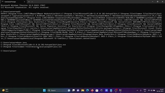 How to find java path using cmd смотреть онлайн