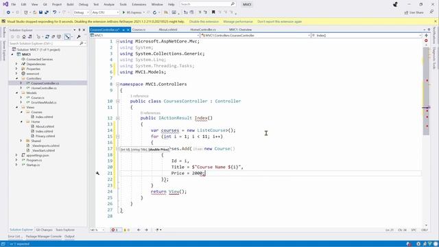 Understand MVC Design Pattern and Deep Dive into ASP.NET MVC Project Template in Sinhala