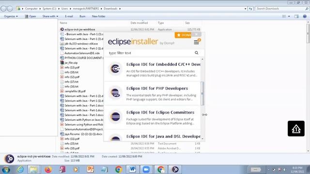 Eclipse Installation for Java