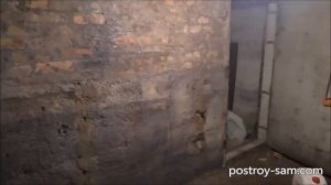 Ремонт стен погреба