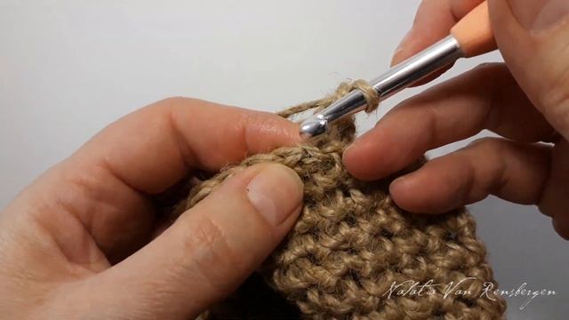 Мочалка рукавичка из джута Вязание крючком #crochet смотреть онлайн