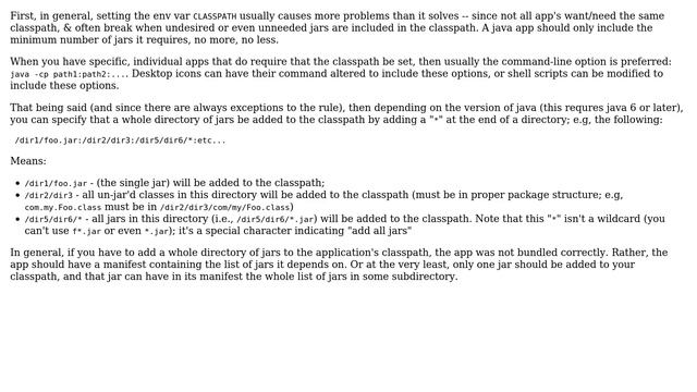 Ubuntu: How set CLASSPATH variable for a folder in Ubuntu? смотреть онлайн