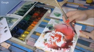 Техники в акварельной живописи / Ярославская /Уроки акварели