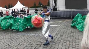 Dragon dance on the Red Square