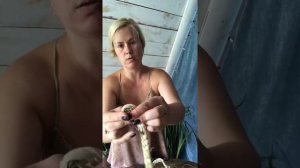 Плетём корзину из камыша (рогоза)