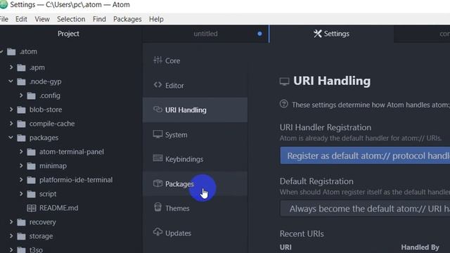 How to Disable a Package in Atom Editor смотреть онлайн